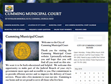 Tablet Screenshot of cummingmunicipalcourt.com